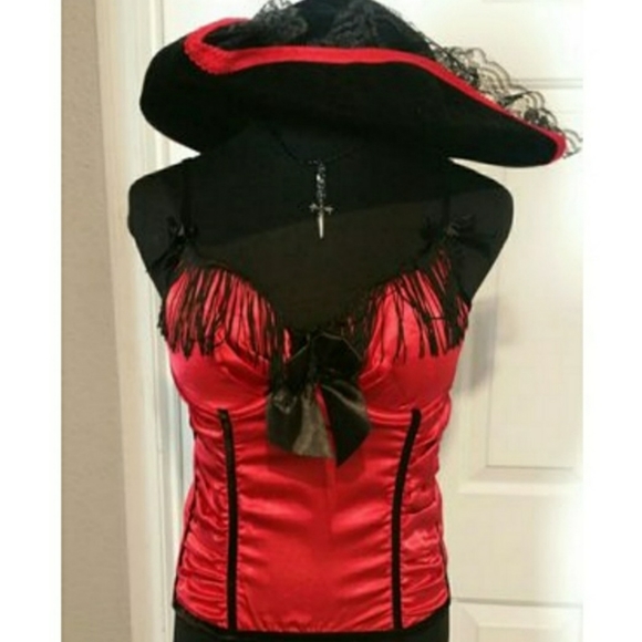 Women's Pirate Halloween Costume & Boots - Picture 1 of 5